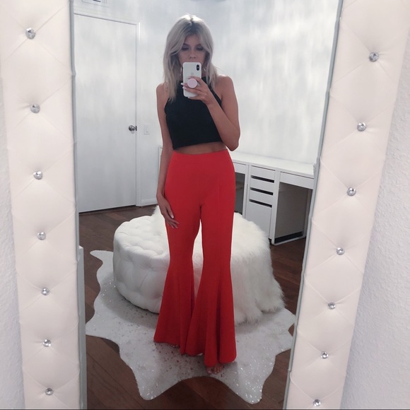 Topshop Pants - TopShop red flares